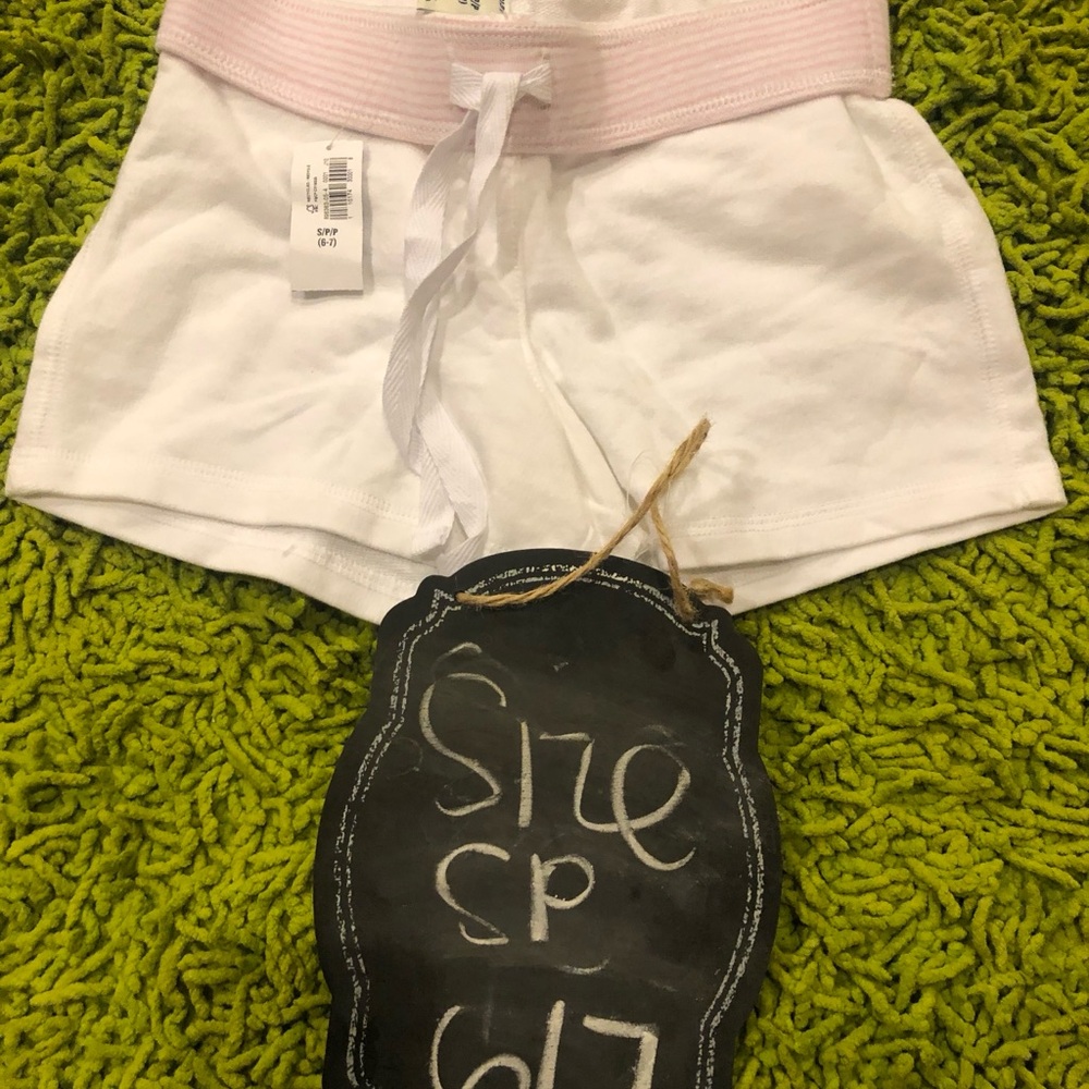 Old Navy White and Pink Kids Shorts